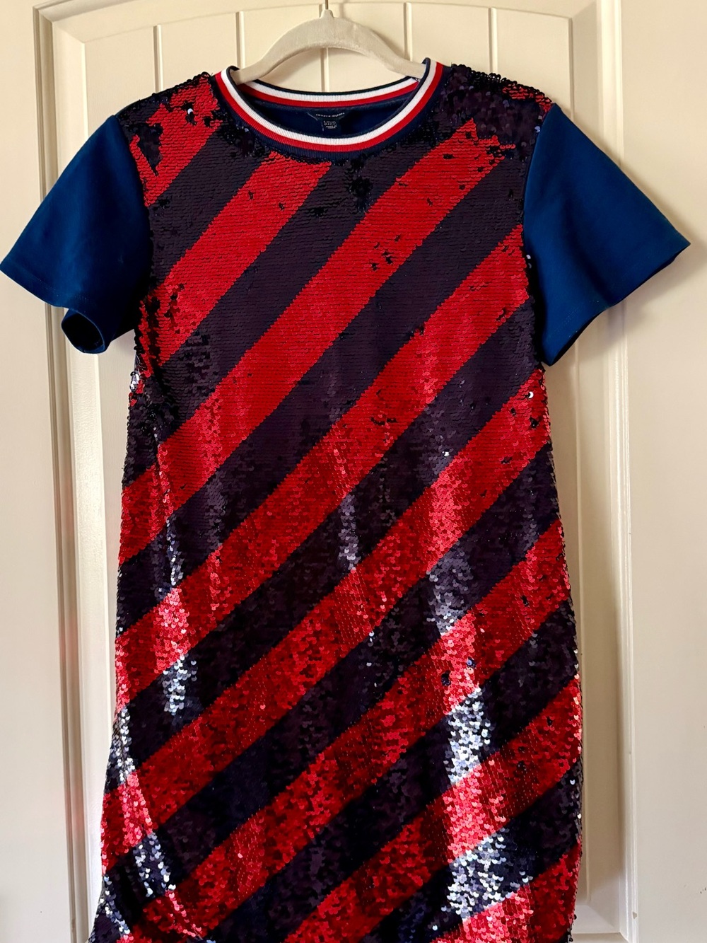 Tommy Hilfiger Kid's Flip Sequin Dress Size 12/14